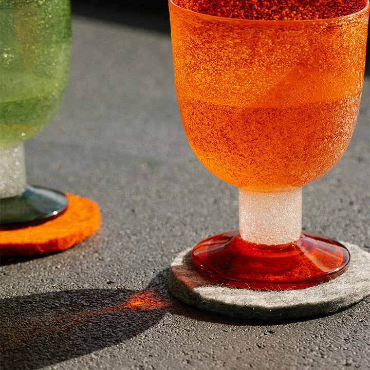 Felt Coaster 4 Pack - Red