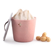 Wool Basket Small - Pink