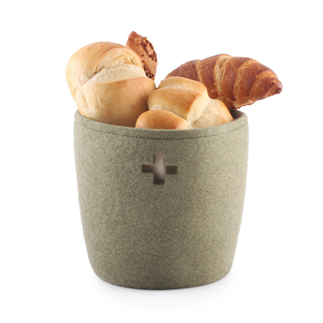 Wool Basket Small - Khaki