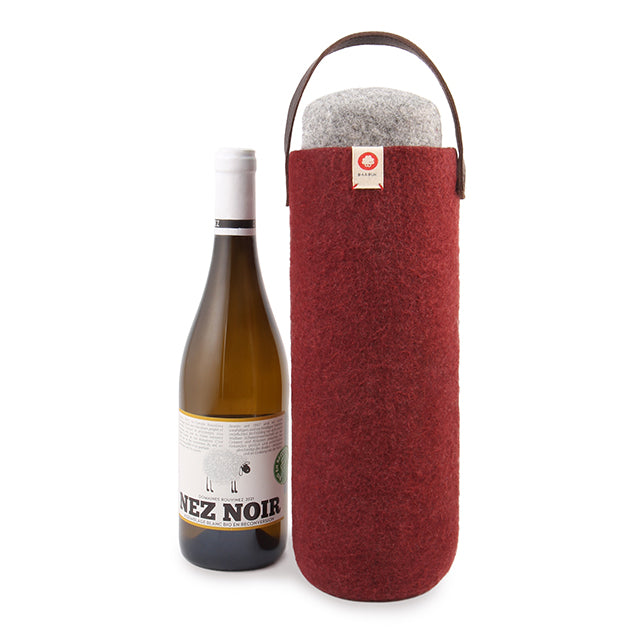 Wool Wine Cooler - Bordeaux