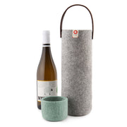 Wool Wine Cooler - Light Grey